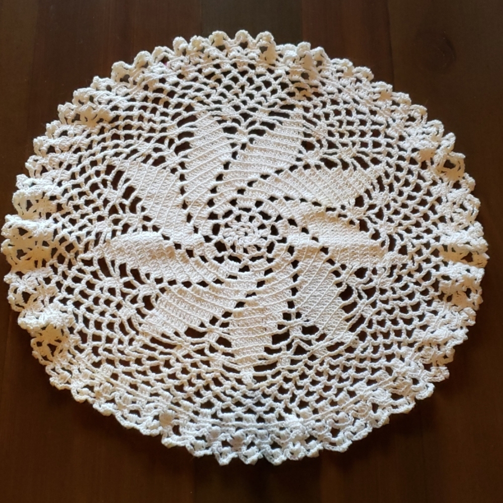 Handcrafted Crocheted Doily - Picture 5 of 5